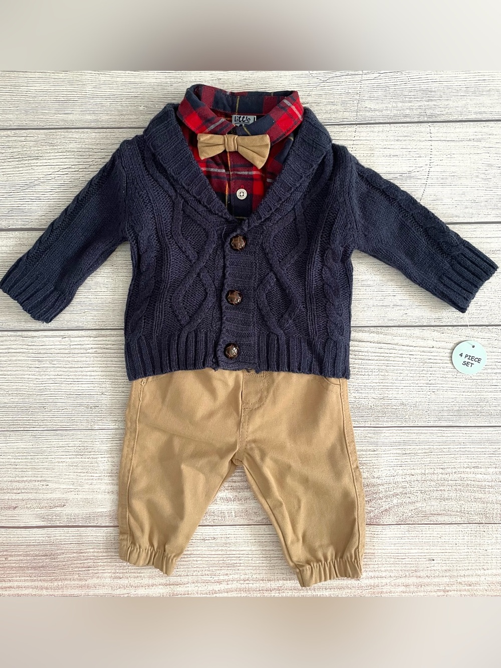 Little Lad 4-piece Set Baby Boy 3-6m